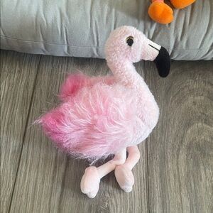 Pink Plush Flamingo Toy